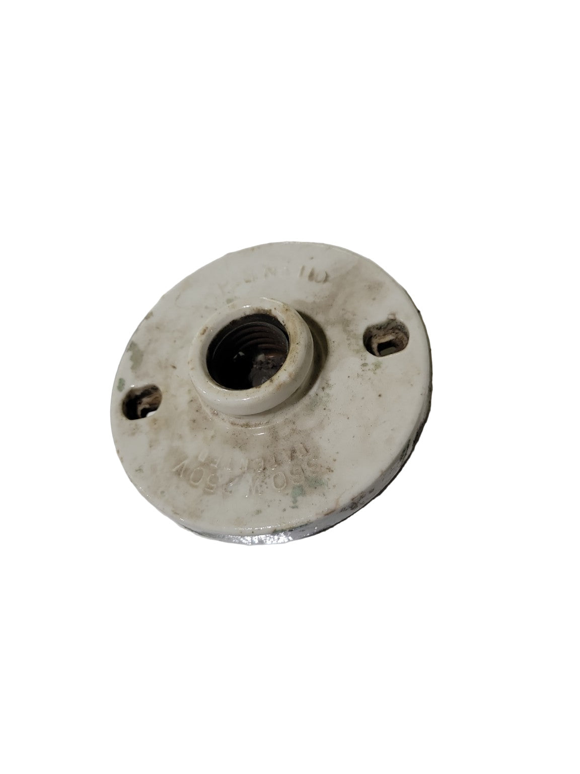 Antique P&S No. 110 Porcelain Lamp Socket Base – 360W 250V Patented