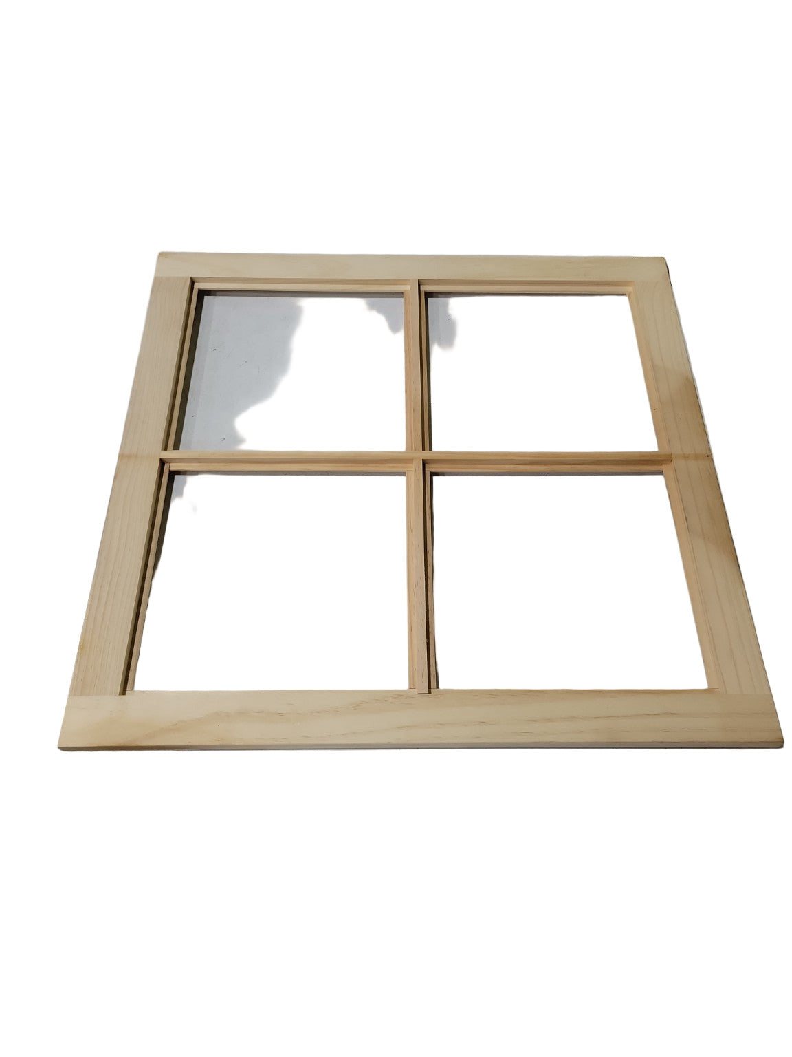 Decorative Vintage-Style Four-Light Wood Craft Frames (No Glass)