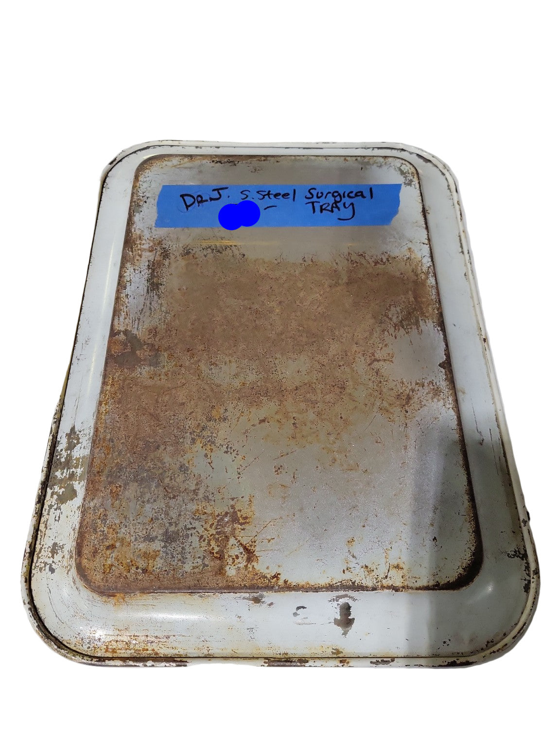 Vintage Stainless Steel Surgical Tray – Industrial Medical Salvage
