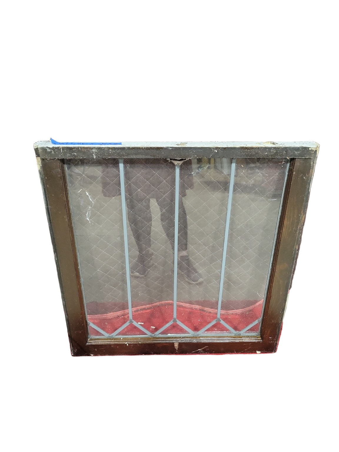 Antique Leaded Glass Window Sash – Regent Pattern