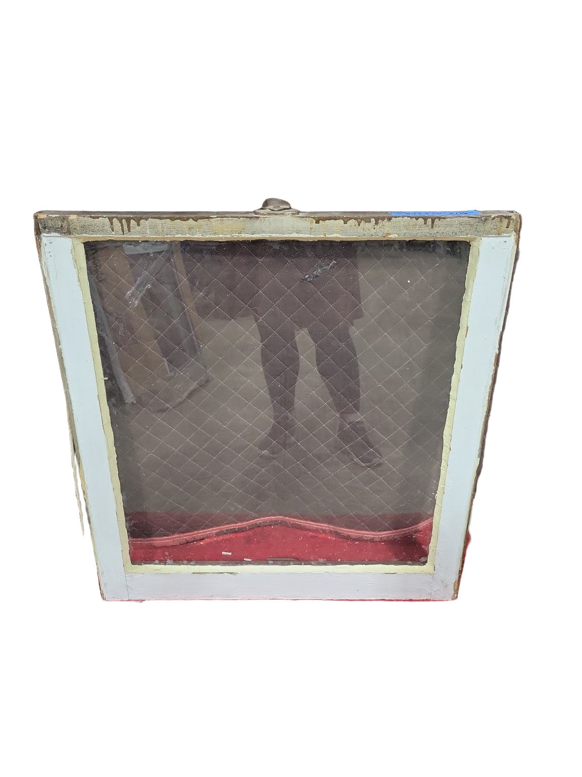 Antique Clear Glass Window Sash