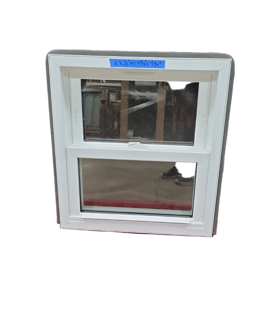Vinyl Double-Hung Replacement Window – Low-E Glass (22 ½" x 24 ¾" x 4 ¼")