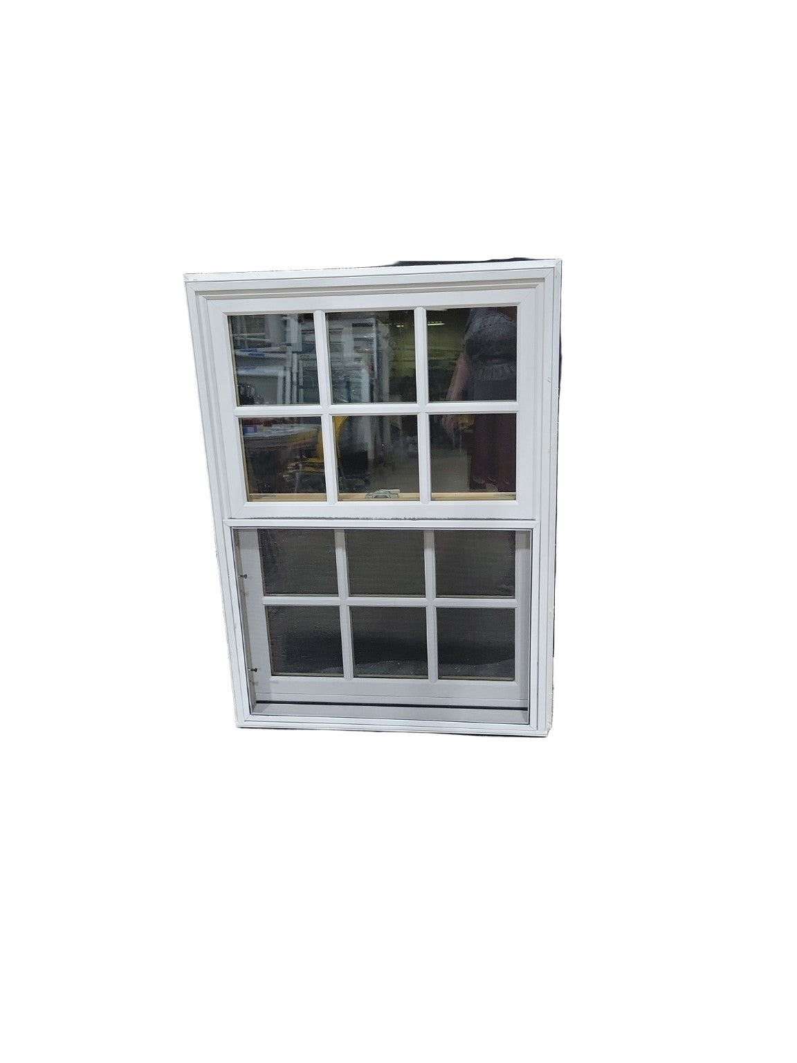 Marvin Double-Hung Windows – 6 Over 6 Lite, Aluminum Clad Exterior / Natural Wood Interior (29 ⅜" x 39 ½" x 4 ⅜")