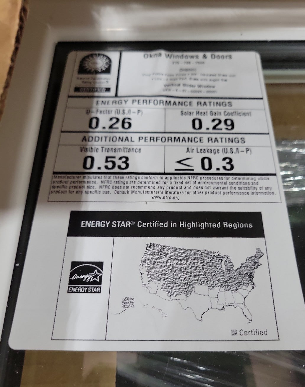 OKNA Deluxe Eco-Pro Double-Hung Window – Low-E Argon Glass (35 ¾ x 44 ¼ x 4 ¼)