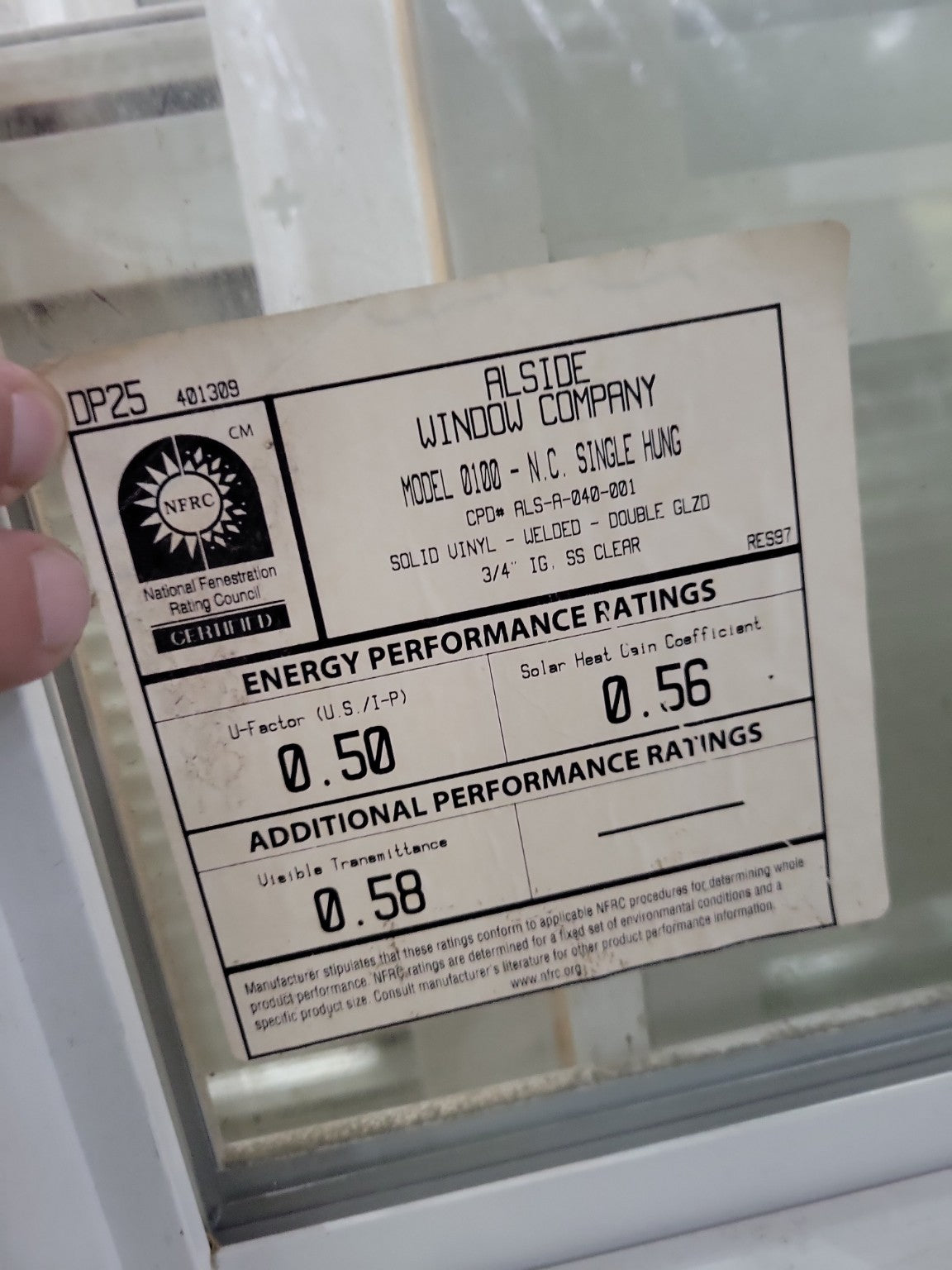 Alside Performance Series Vinyl Window Assembly – Factory Mulled Triple Unit