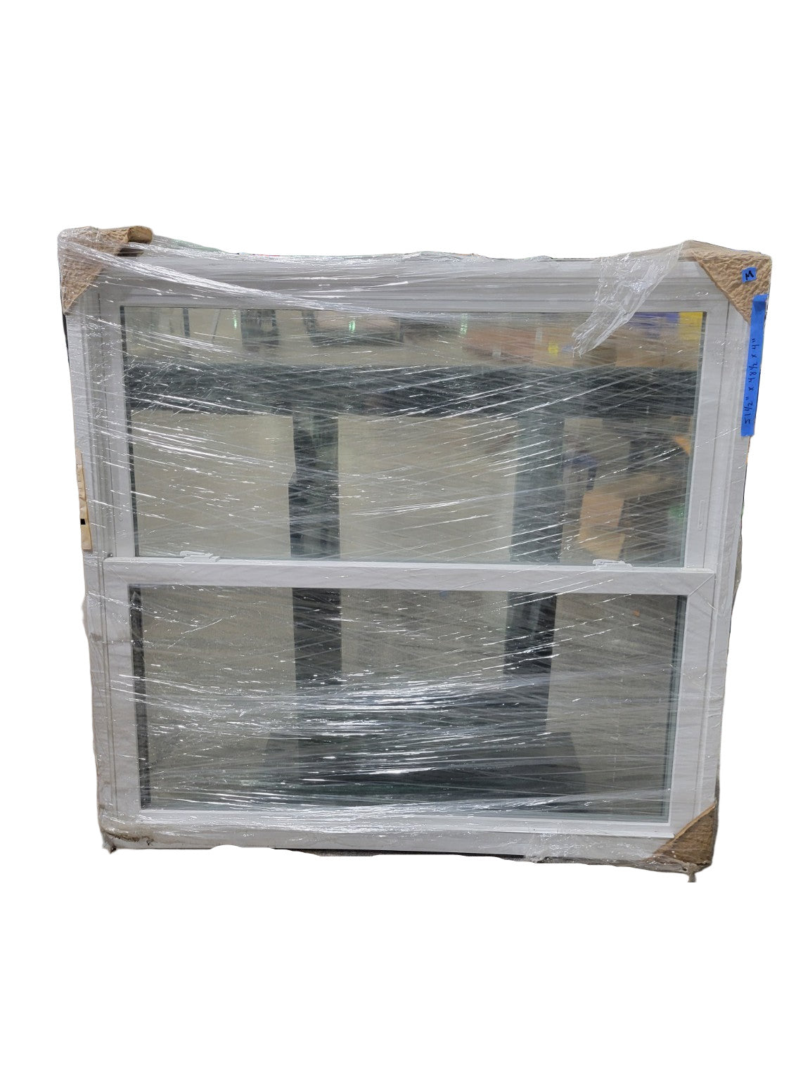 Regency Windows Corporation Double Hung Vinyl Window – 51.5" x 48.5" White Frame (2012 Production)