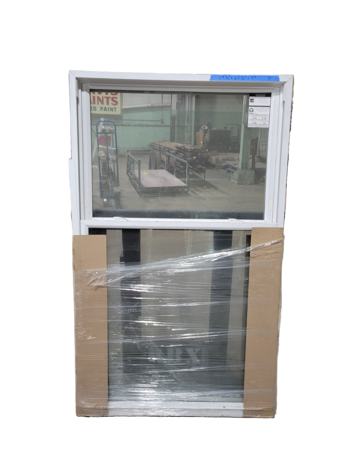 Regency Windows and Siding Double Hung Vinyl Window – Energy Star Qualified, 39 ¼" x 65 ¼" x 4"