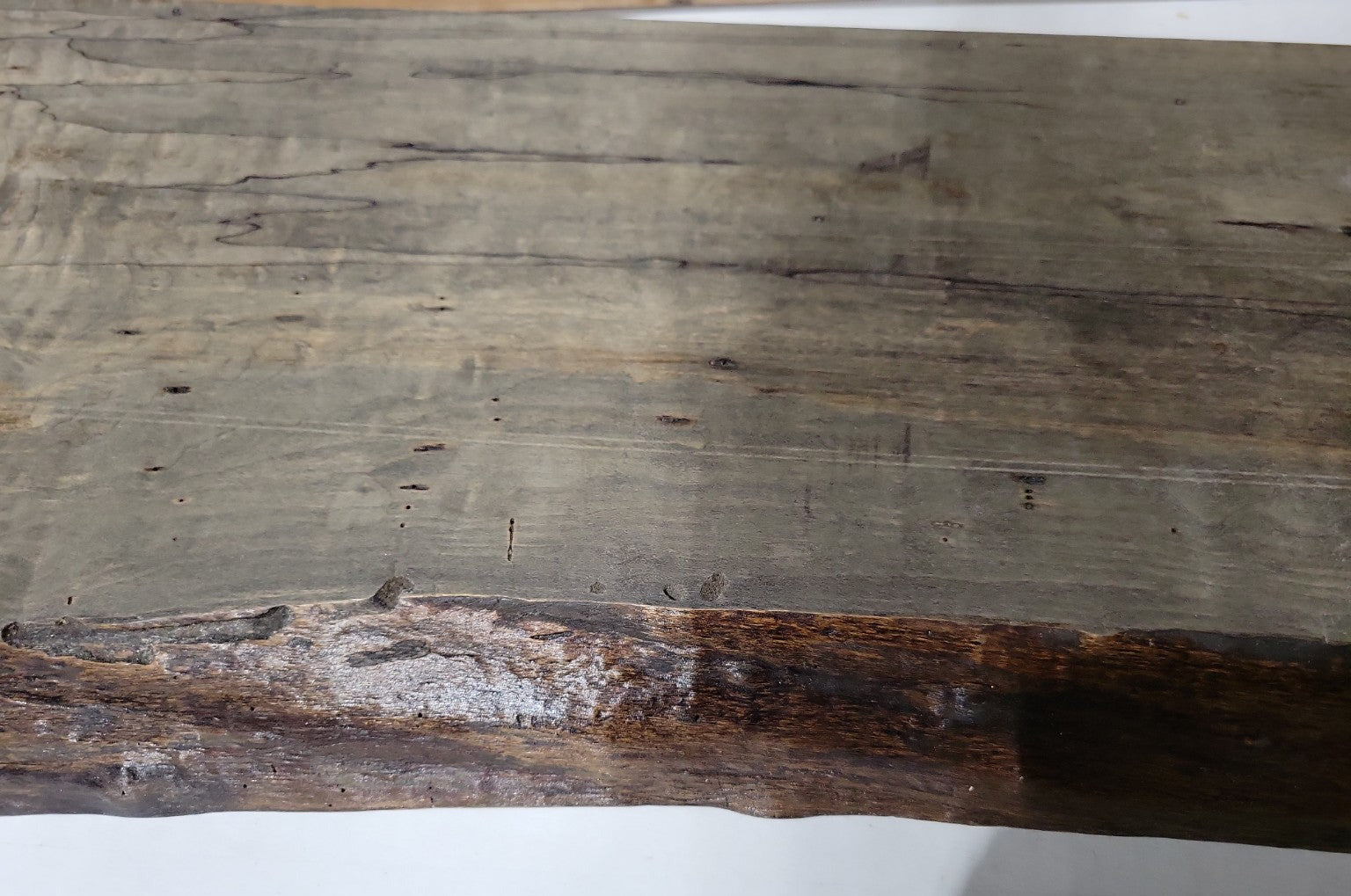 Reclaimed Wood Live Edge Mantle