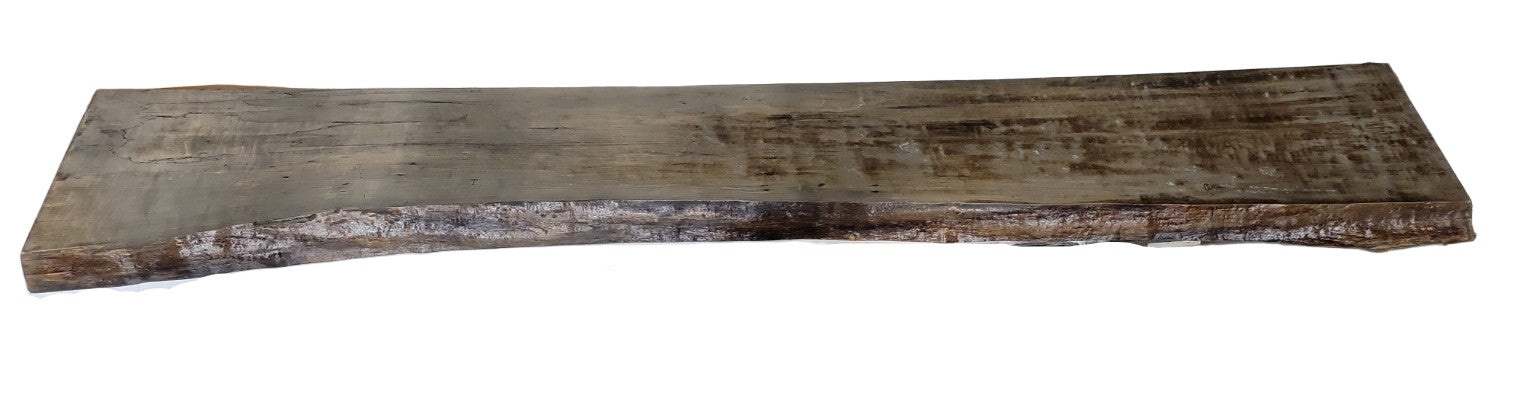 Reclaimed Wood Live Edge Mantle