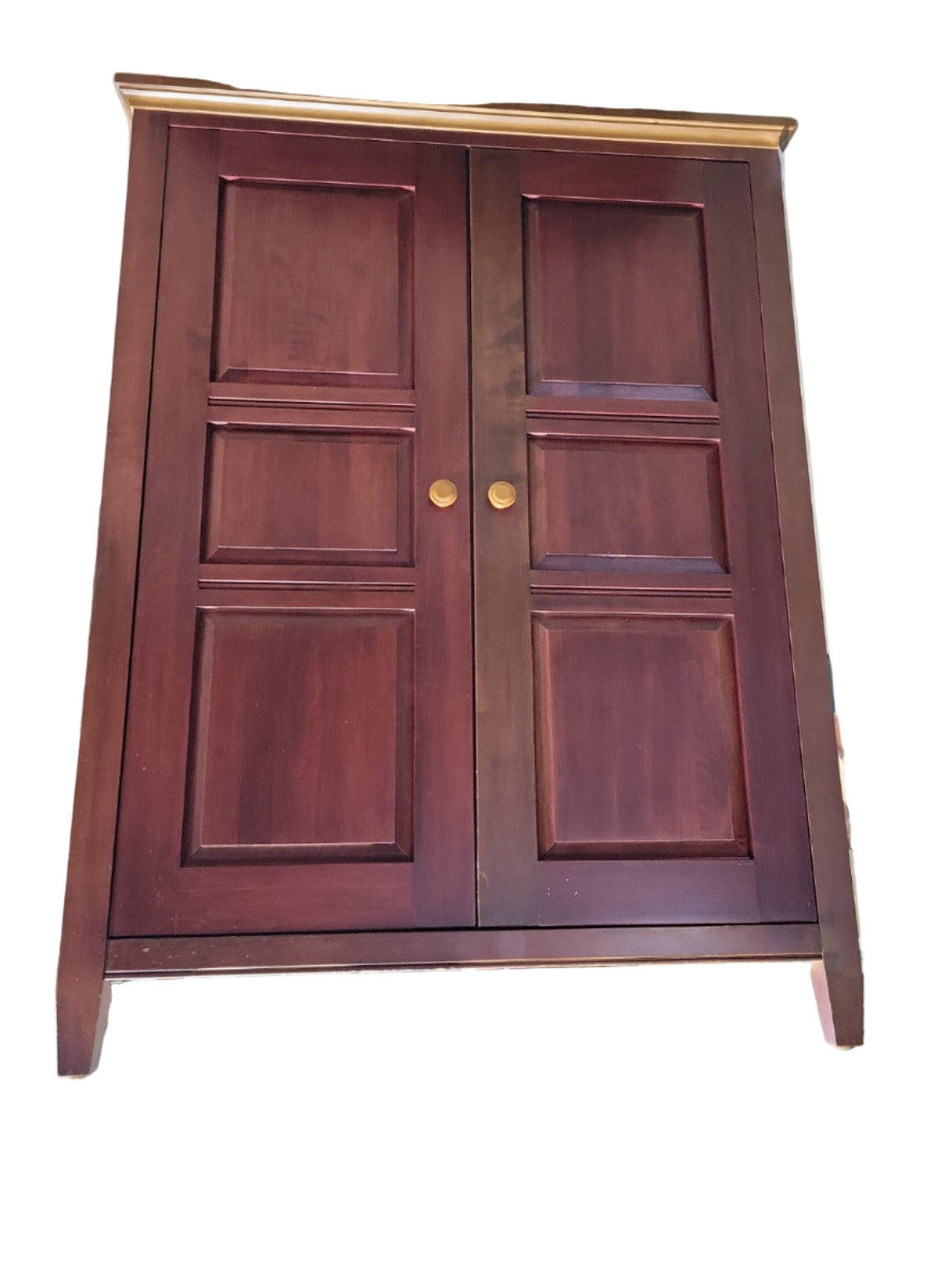 Ethan Allen Country Colors Cherry Entertainment Armoire