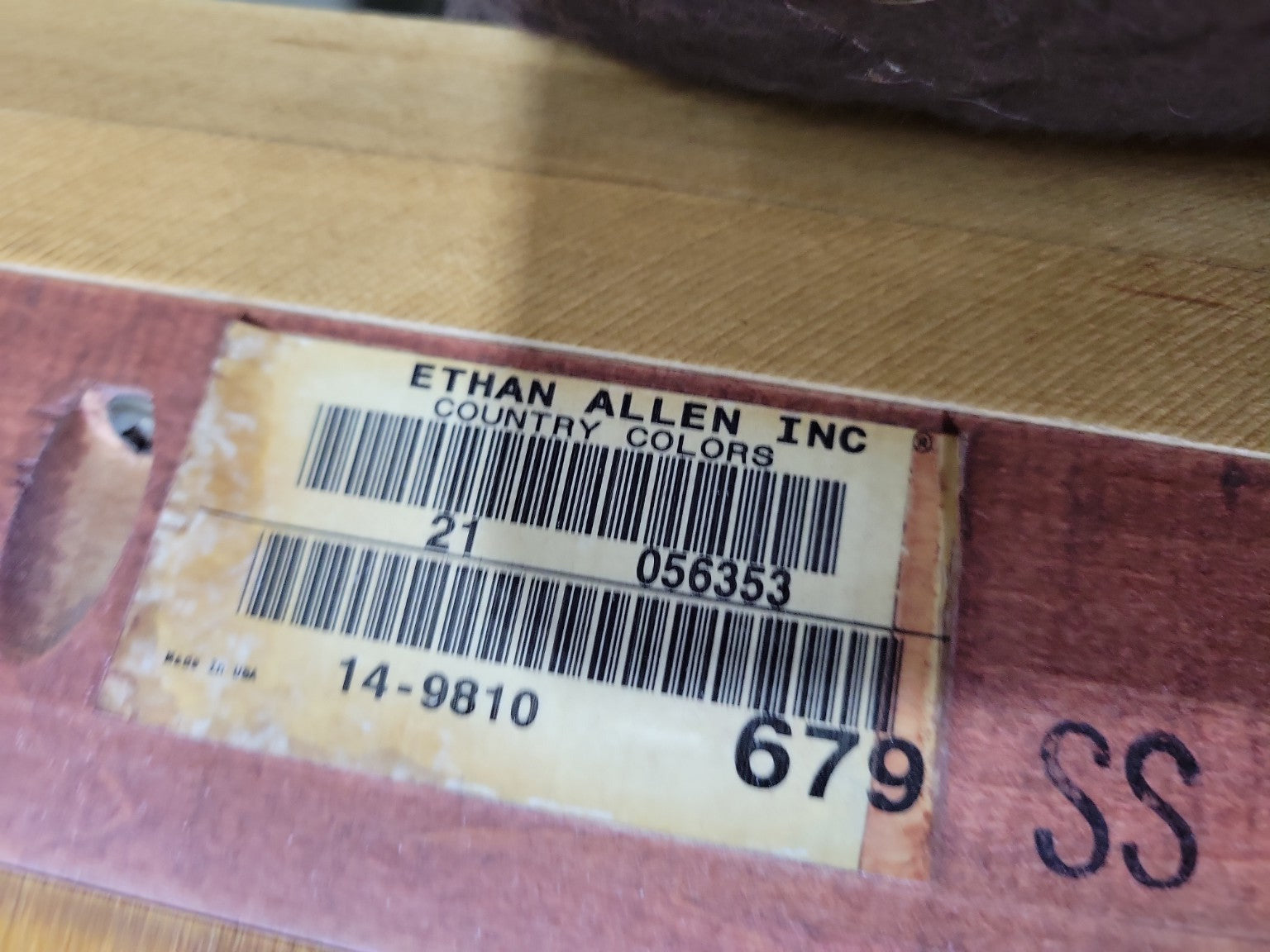 Ethan Allen Country Colors Cherry Entertainment Armoire