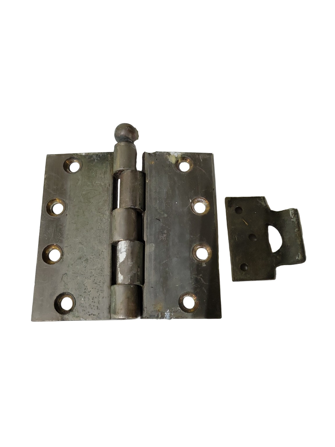 Antique French 10-Lite Double Doors with Nickel-Plated Brass Cremone Bolt and Original Hardware – From a Meade & Hamilton Designed Home