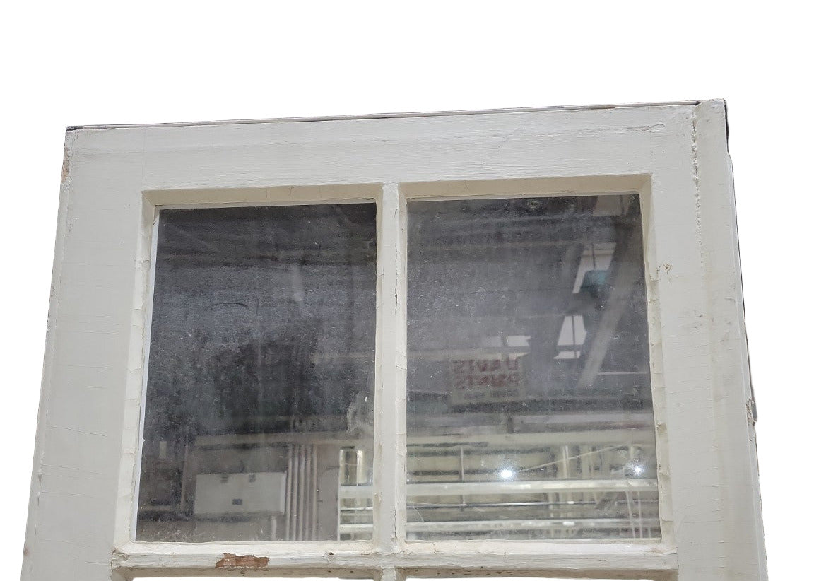 Antique French 10-Lite Double Doors with Nickel-Plated Brass Cremone Bolt and Original Hardware – From a Meade & Hamilton Designed Home