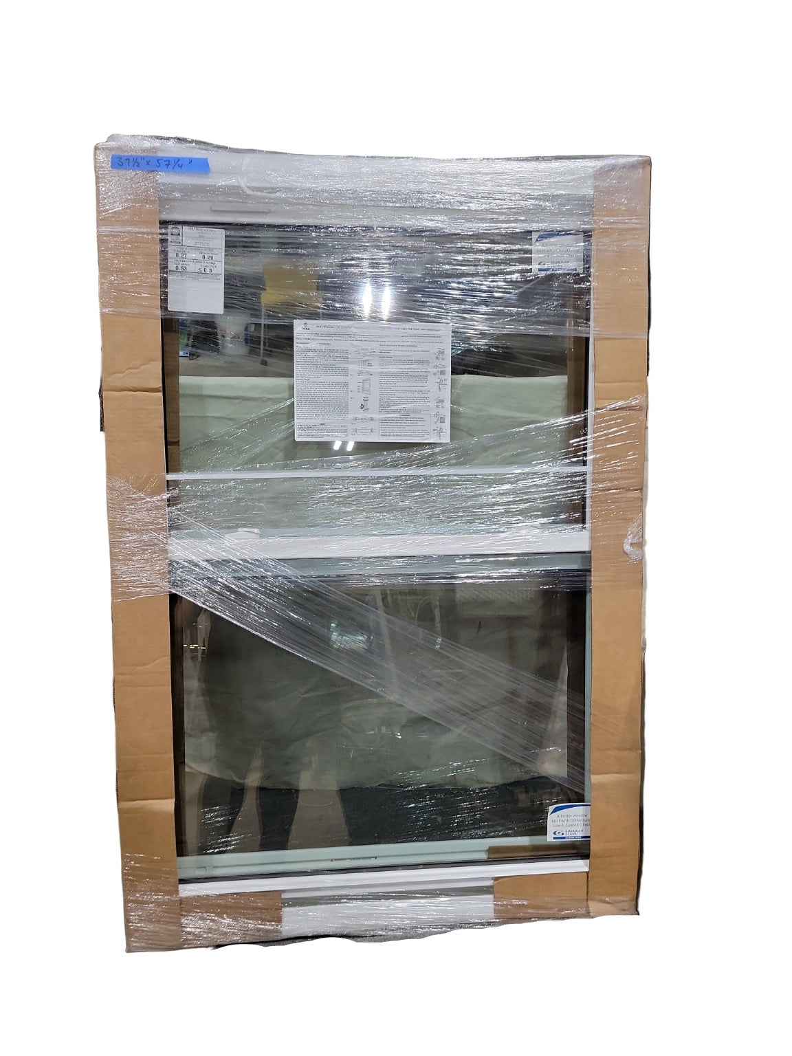 OKNA Double-Hung Vinyl Window – 39 ½" x 57 ¼"