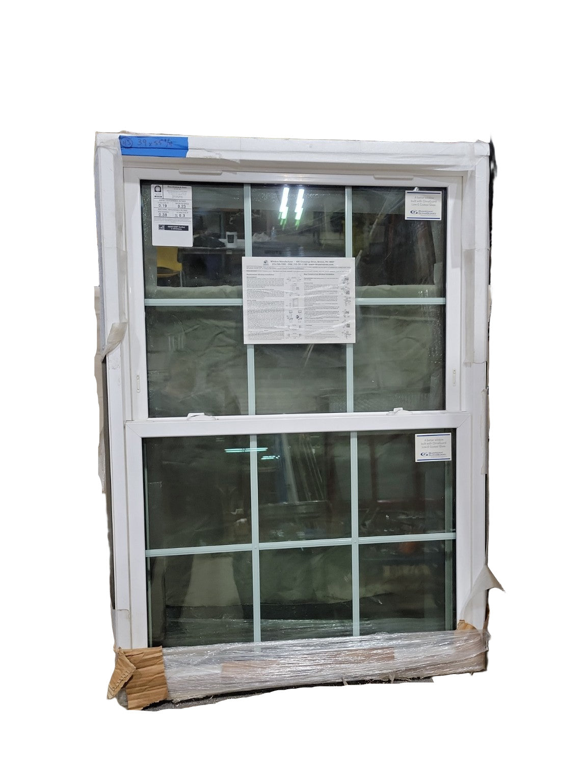 OKNA DH600dx Eco-Pro Deluxe Triple-Pane Double-Hung Window – 39" x 55 ¼"