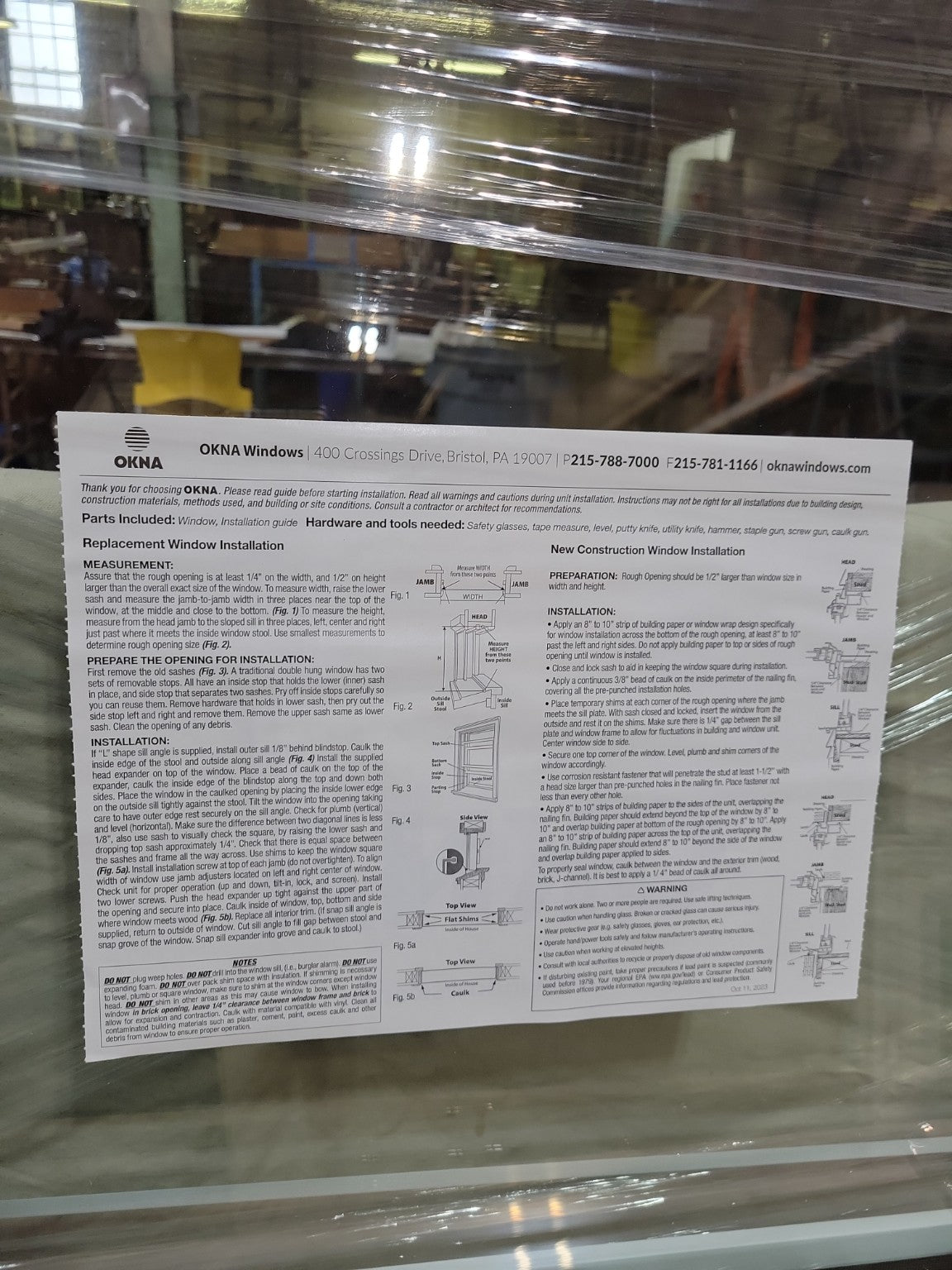 OKNA DH600DX Double-Hung Window – 40" x 53"