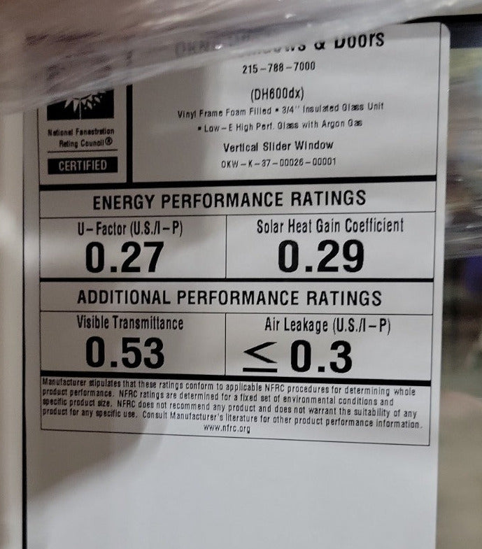 OKNA DH600DX Double-Hung Window – 40" x 53"