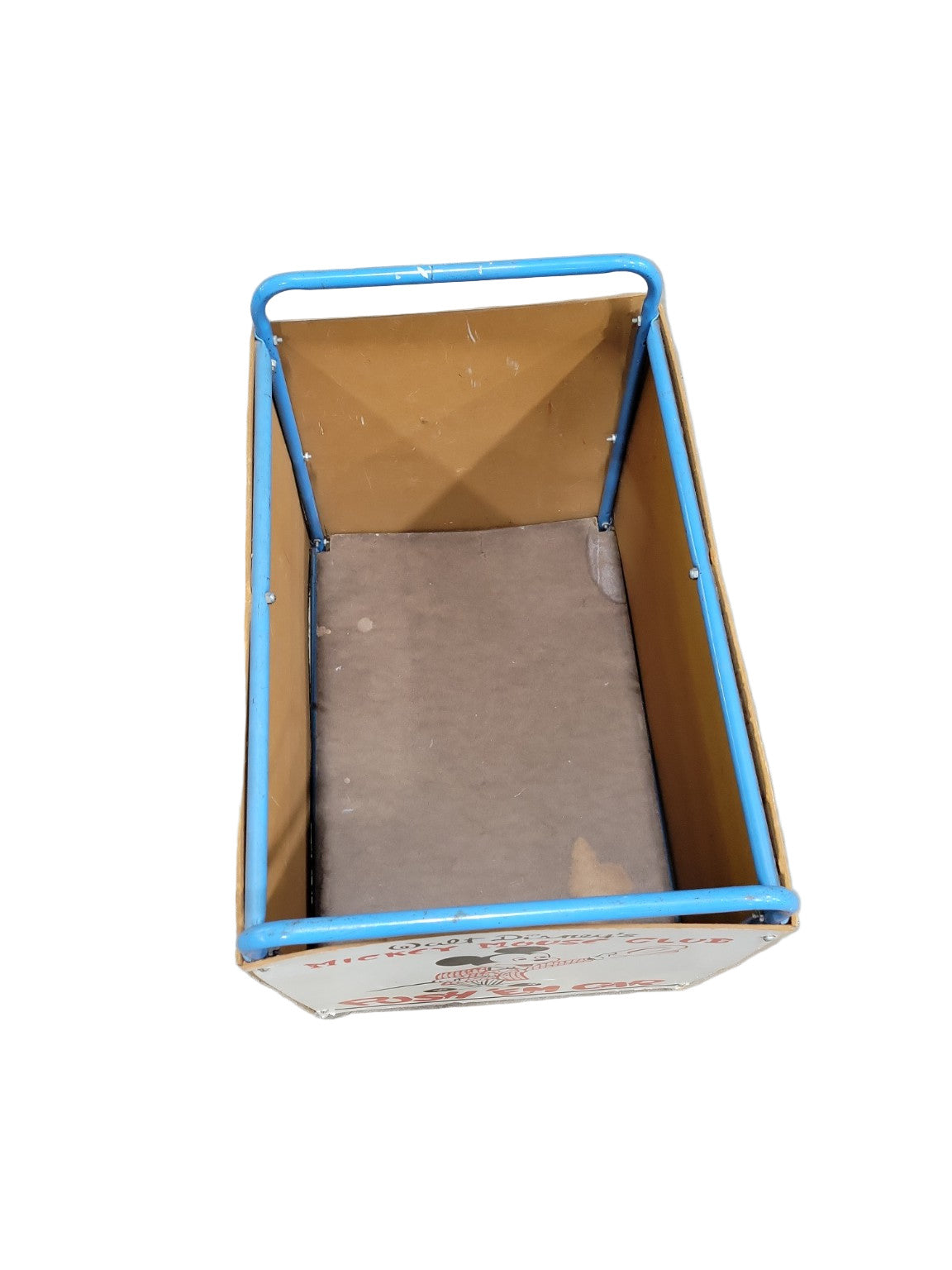 Vintage Walt Disney’s Mickey Mouse Club “Push ’Em Car” Toy Cart