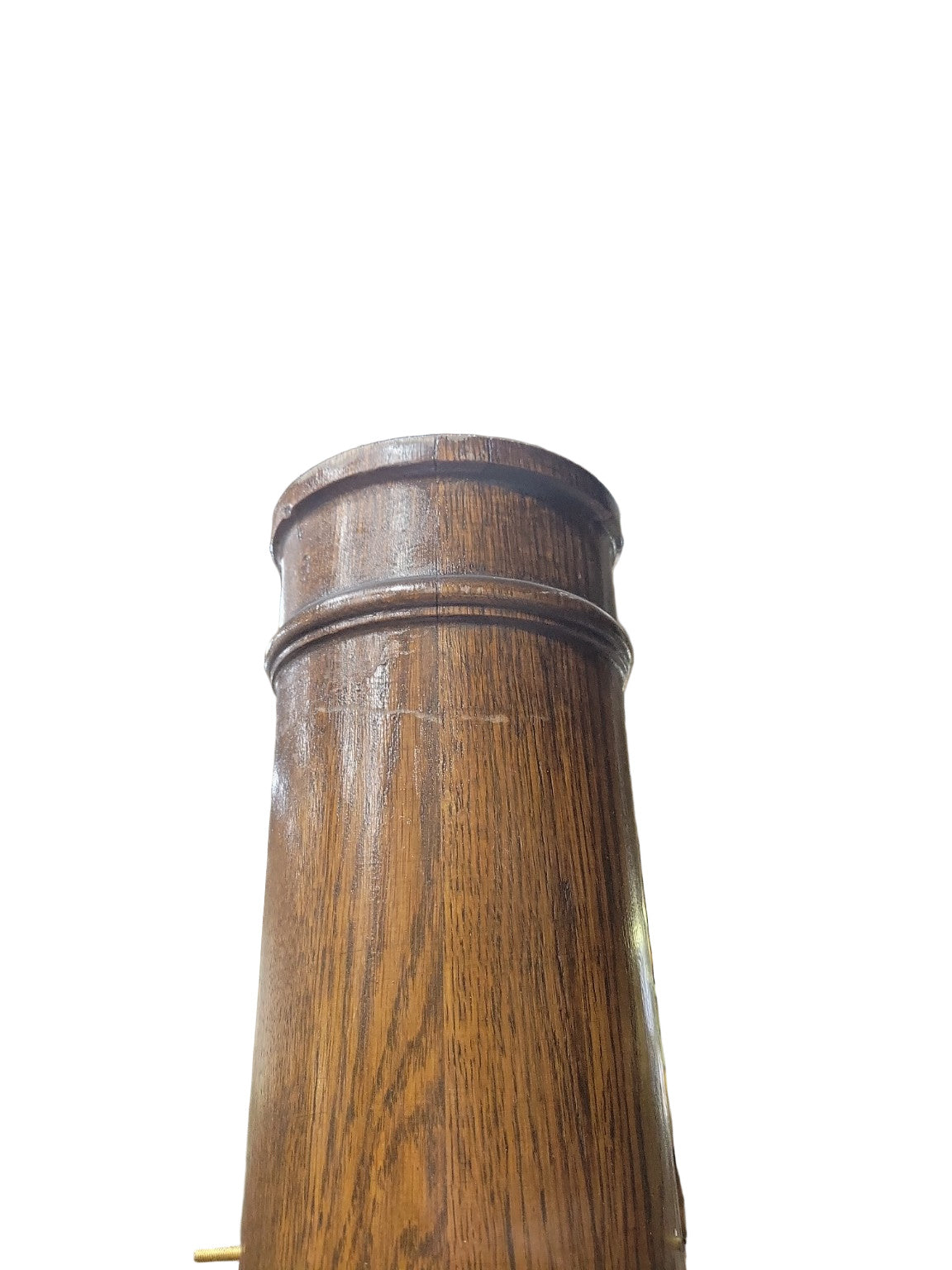 Antique Oak Turned Column – 83" H x 10 ¼" W x 10 ¼" D