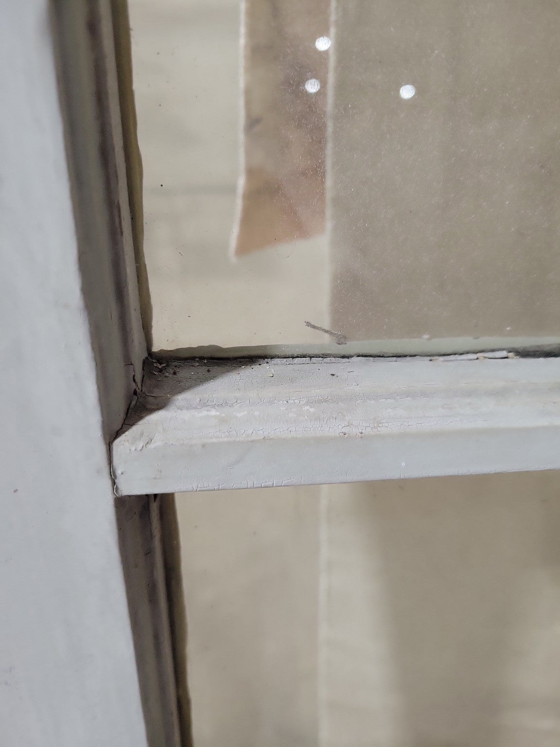 Vintage Wood French Doors with Matching Transom – 10-Lite Glass Panels