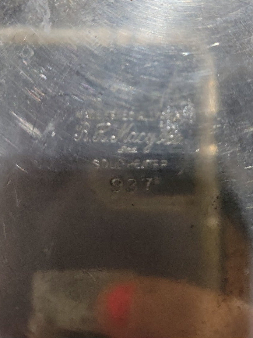 Vintage R.H. Macy & Co. Solid Pewter Coffee Pot – Marked #937