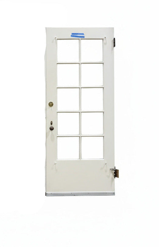 Vintage 15-Lite French Door – Single Panel with Hardware