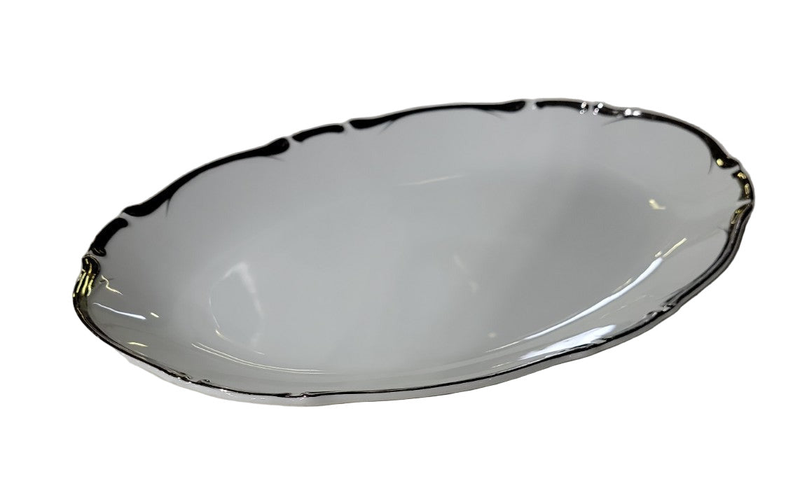 Starlight Fine China Oval Serving Platter – Made in Japan, Pattern #3656