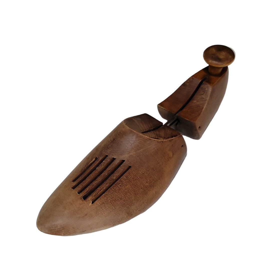 Vintage Wooden Shoe Stretcher / Shoe Tree – Adjustable Cedar Form