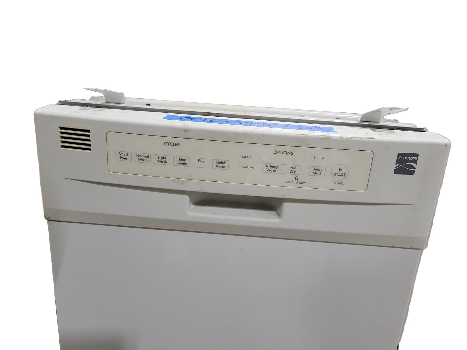 Kenmore Compact Built-In Dishwasher – White 18” Model