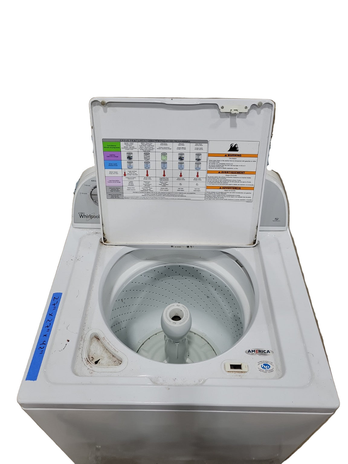 Whirlpool White Top-Load Washing Machine (As-Is)