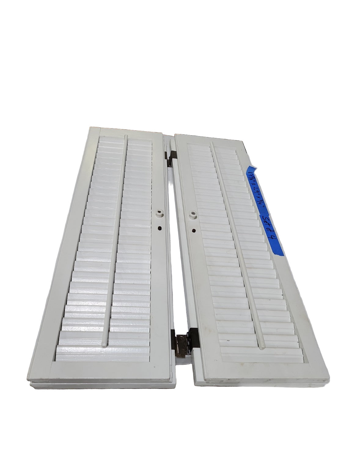 Vintage Wooden Plantation Shutters – Set of 4 (17 ⅞" x 29" x ¾")