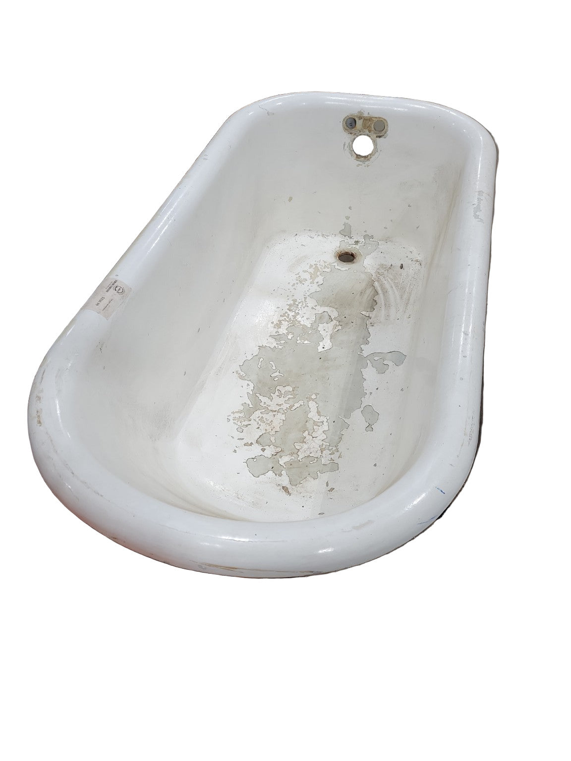 Antique Cast Iron Pedestal Bathtub – 60" x 30" x 23"