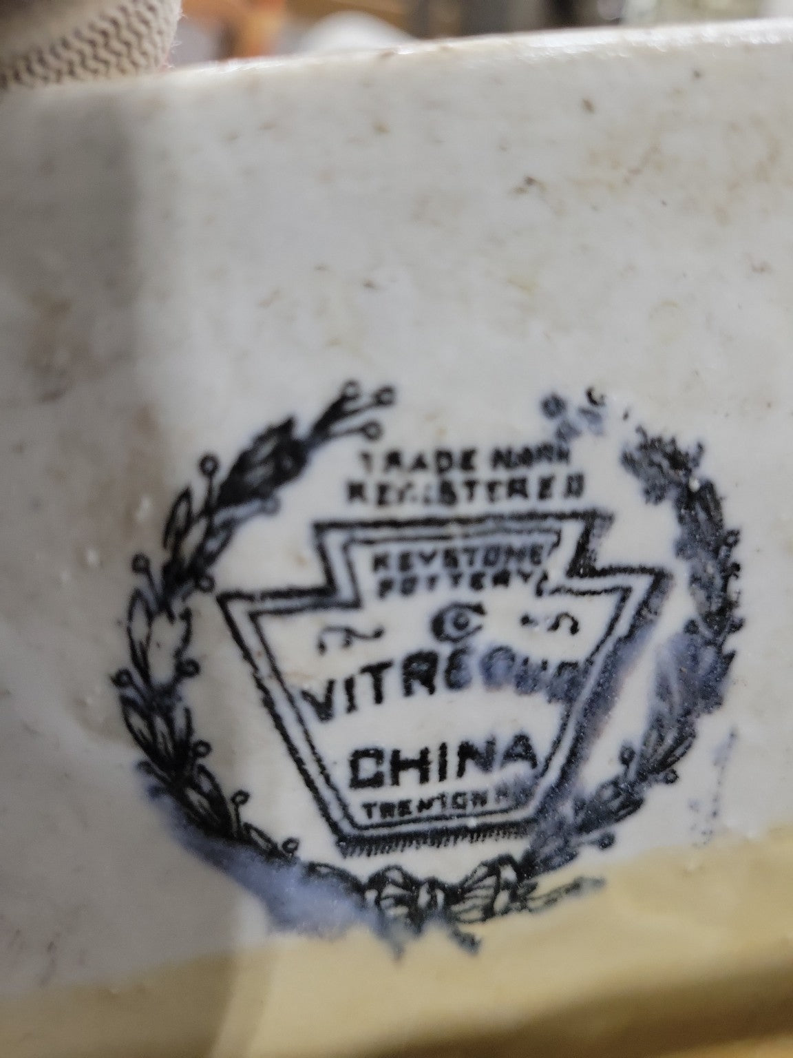 Keystone Pottery Vitreous China Toilet Tank – Trenton, NJ – 21" W x 7⅞" D x 15" T