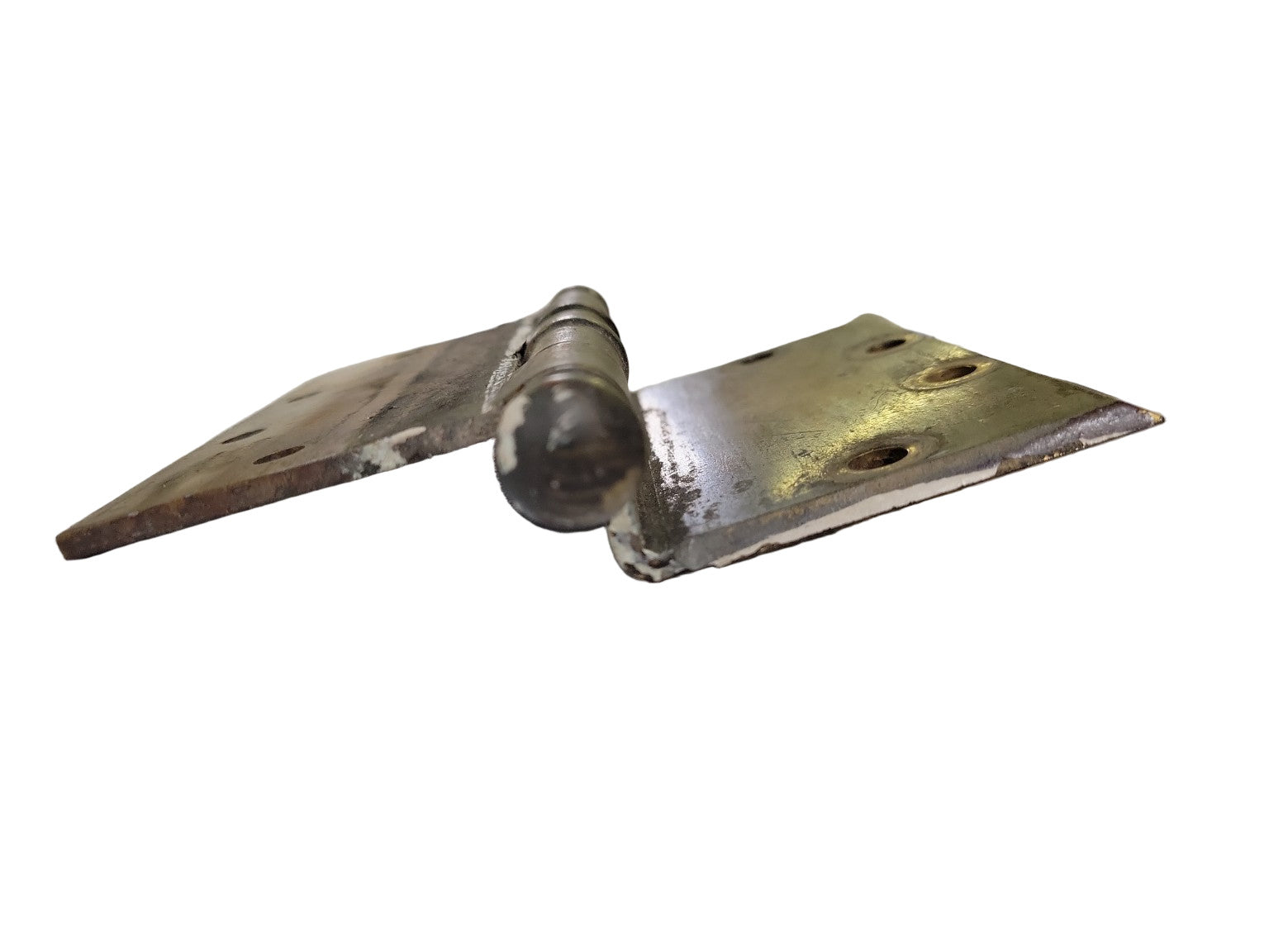 Antique Brass Offset Ball-Tip Commercial Door Hinge – 5 ⅜" x 5"