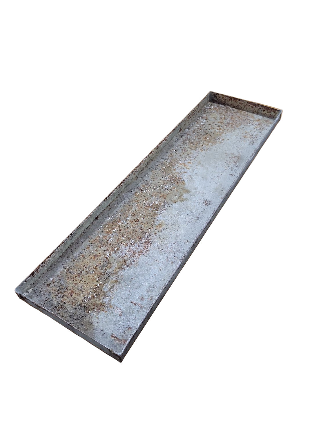 Galvanized Steel Radiator Cover Top Panel – Salvaged Industrial Metal