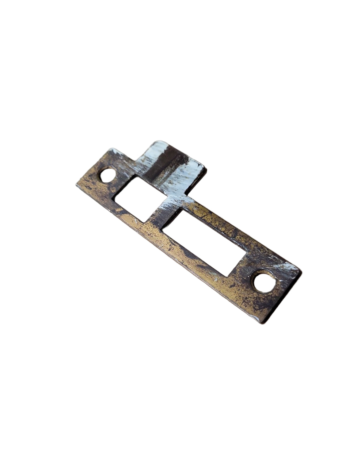 Antique Brass Door Strike Plate – 1 ⅜" W x 3 ½" L