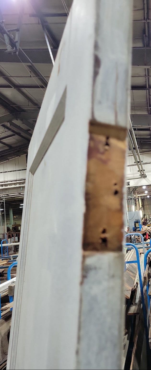 Antique Two-Panel Interior Door – Painted White Finish – 28" x 79 ½"