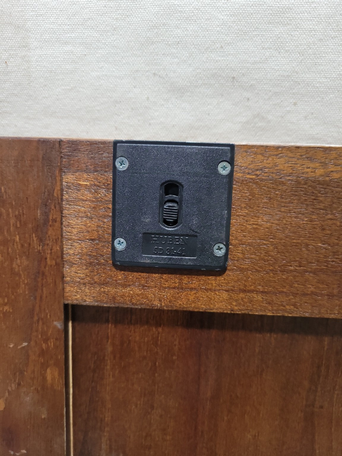 Contemporary Solid Wood Six-Panel Door – Rich Walnut Finish – 26 ¼" x 57 ¼"