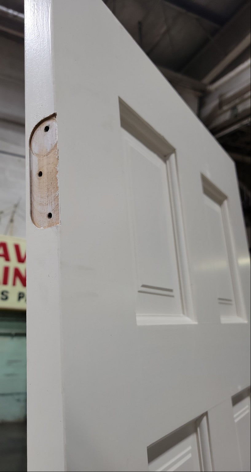 Modern Six-Panel Interior Door – White Painted Finish – 23 ⅞" x 80"