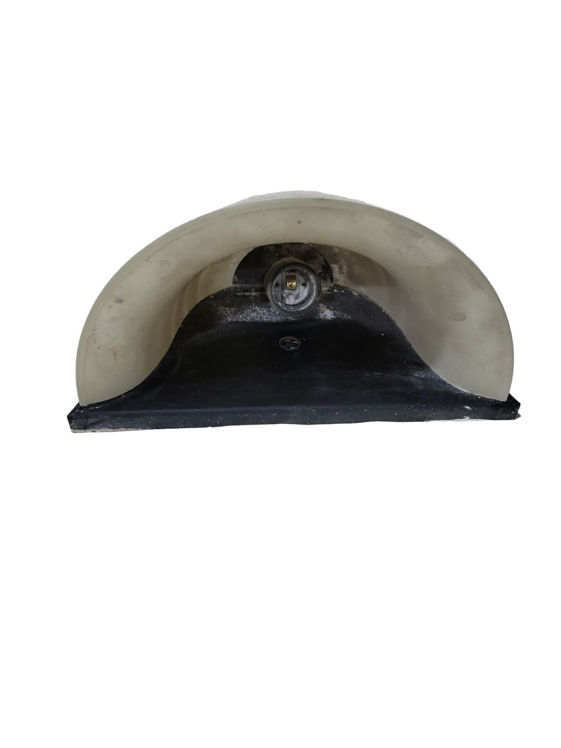 Modern Deco Wall Sconce with Frosted Tiered Glass Shade