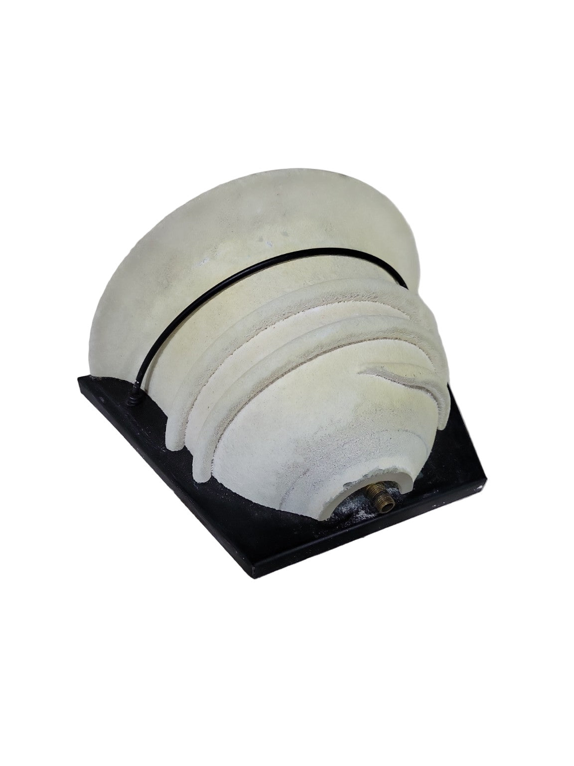 Modern Deco Wall Sconce with Frosted Tiered Glass Shade