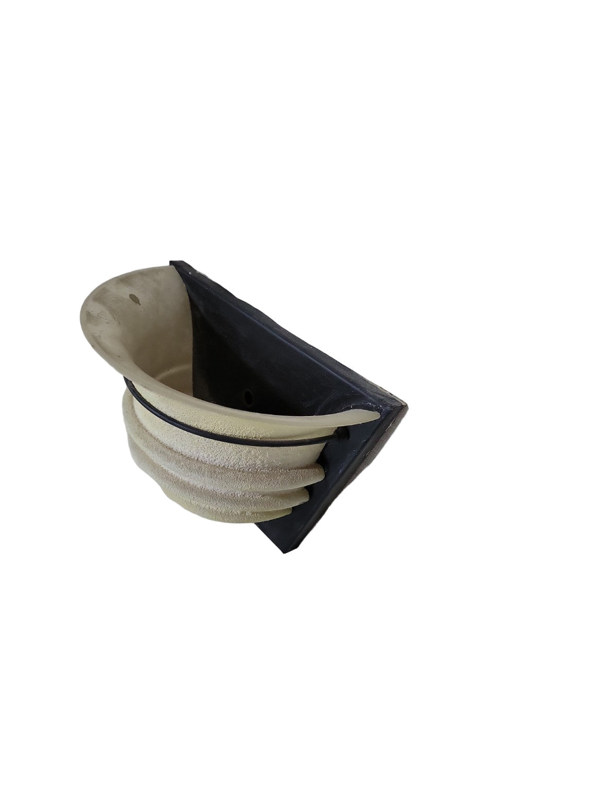 Modern Deco Wall Sconce with Frosted Tiered Glass Shade