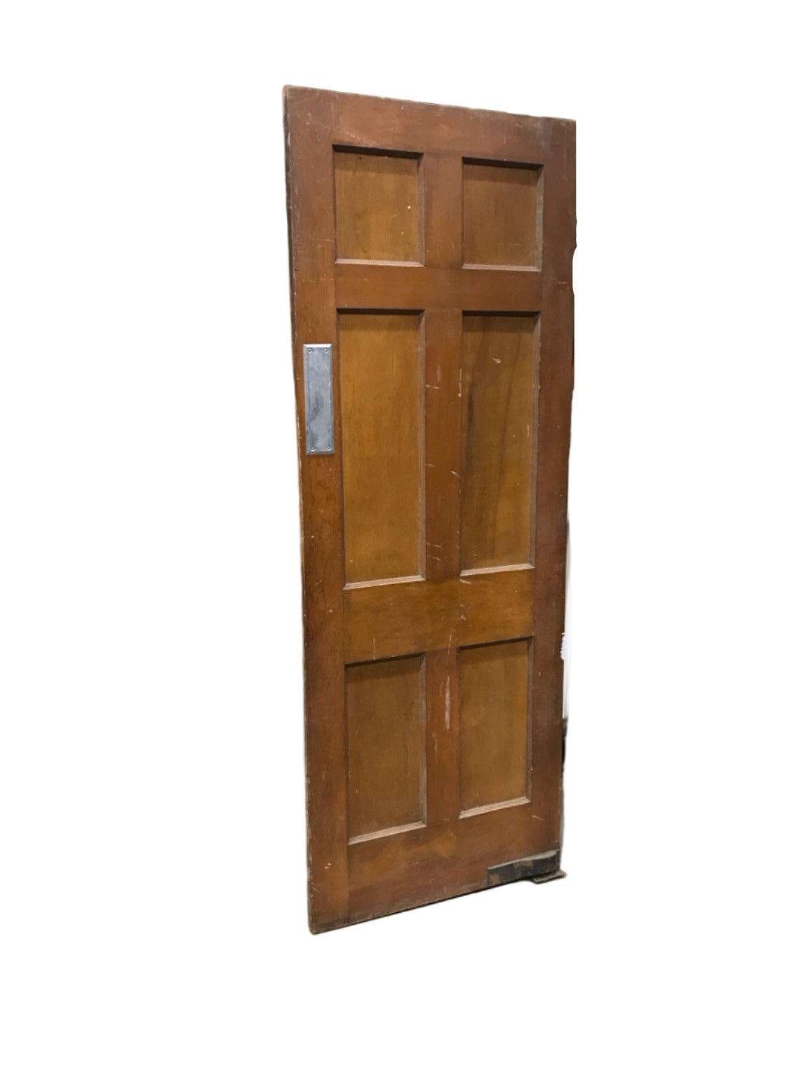 6-Panel Commercial Swing Door – Natural Finish Oak Veneer