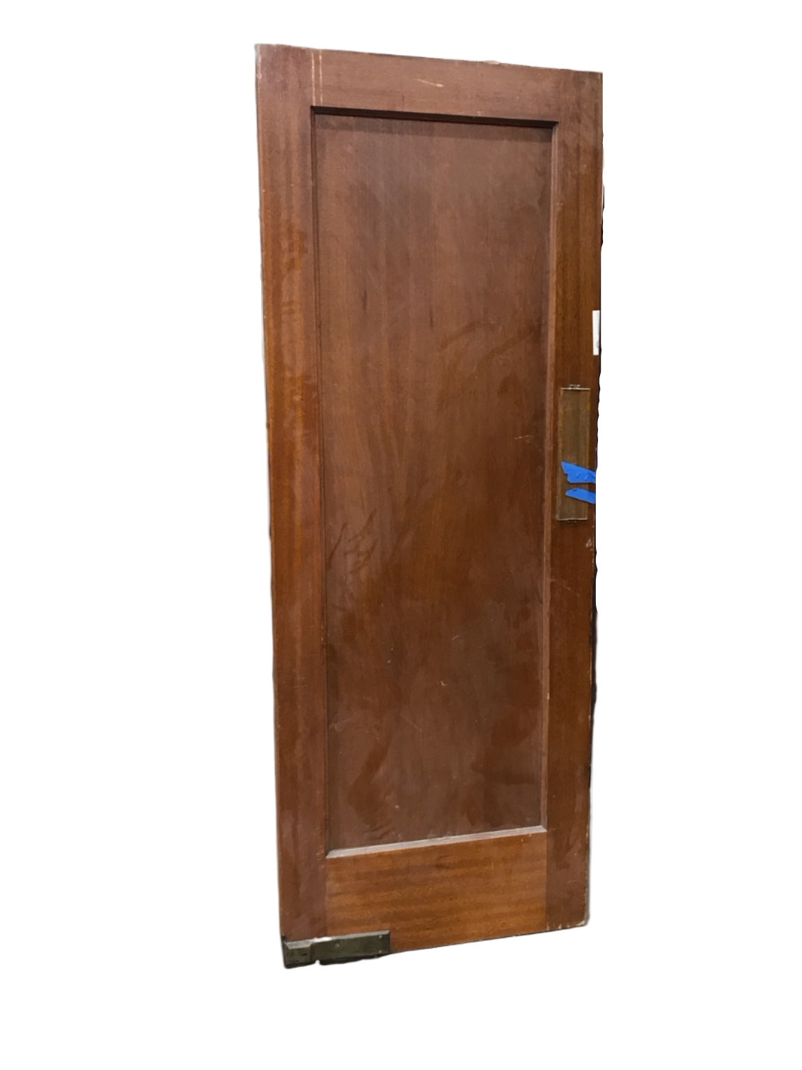 Mahogany-Finish Commercial Swing Door – Single Panel
