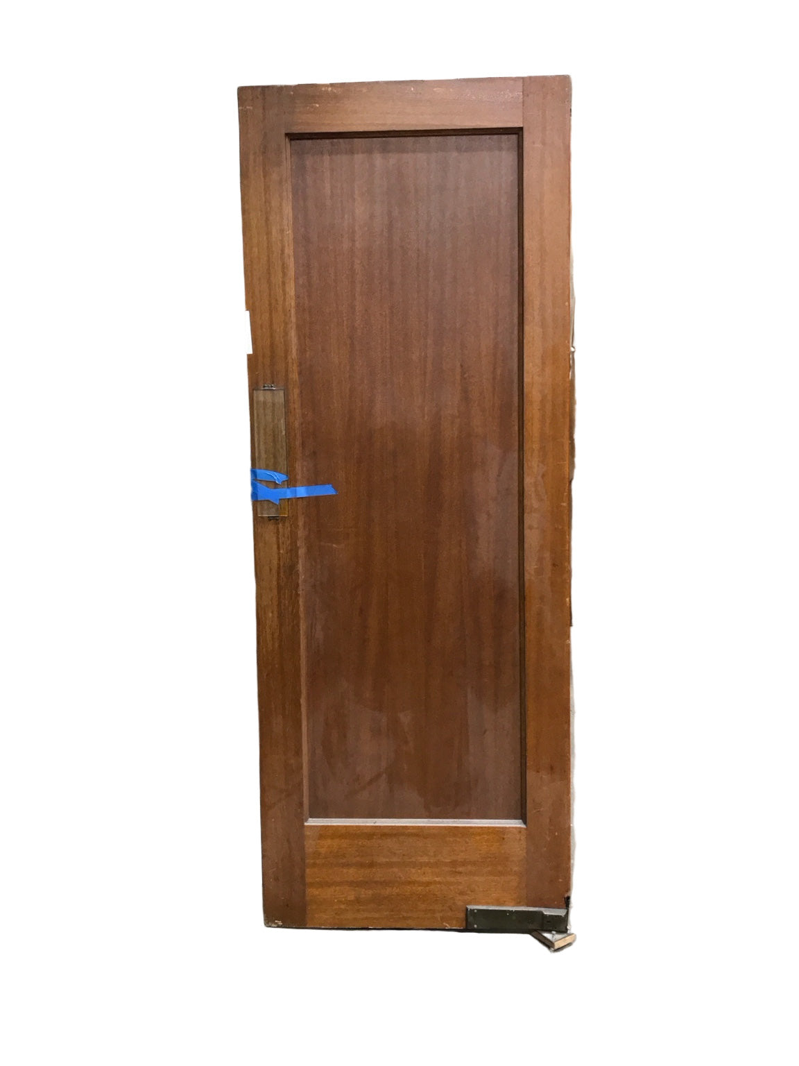 Mahogany-Finish Commercial Swing Door – Single Panel