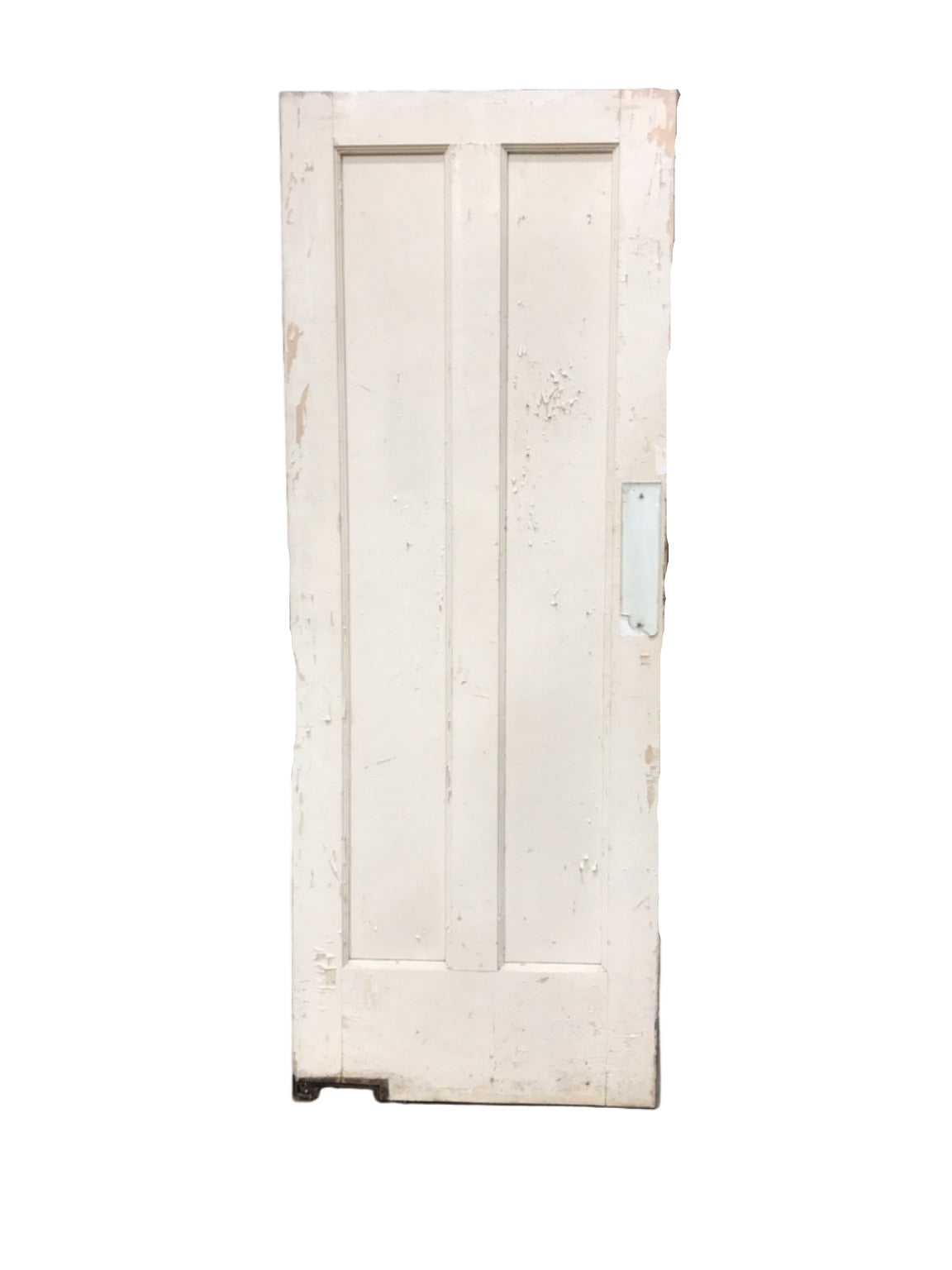 Dark-Stained 2-Panel Swing Door