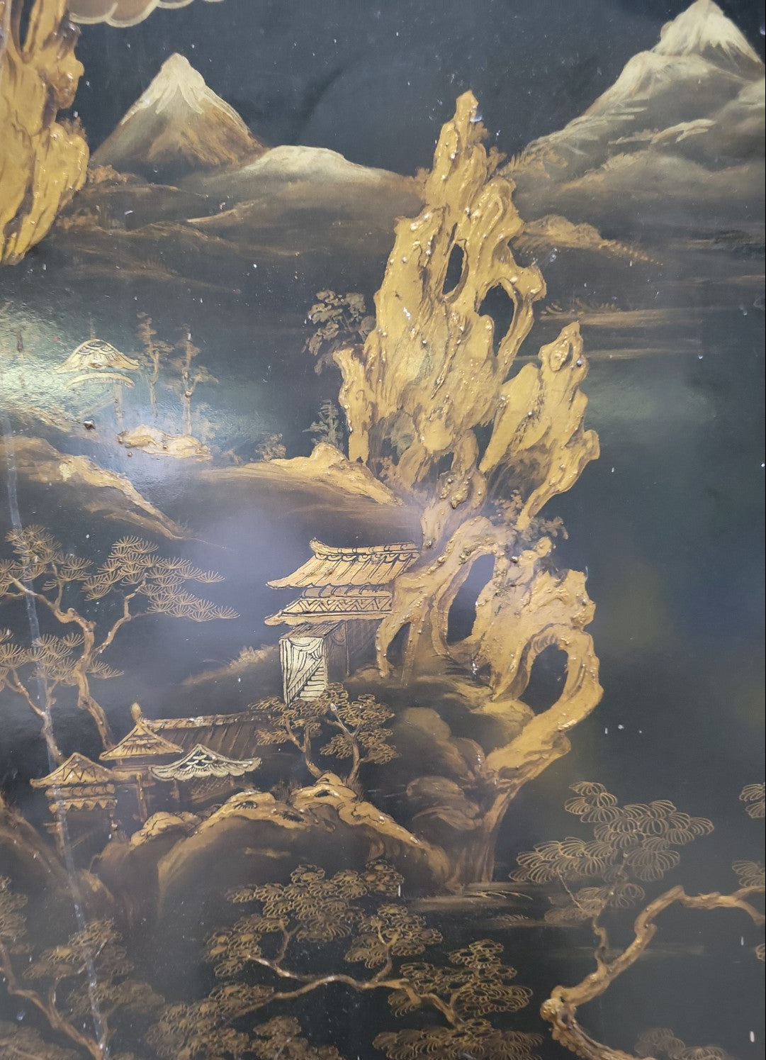 Pair of Hand-Painted Chinoiserie Panels – Bratenahl Place Bistro Salvage