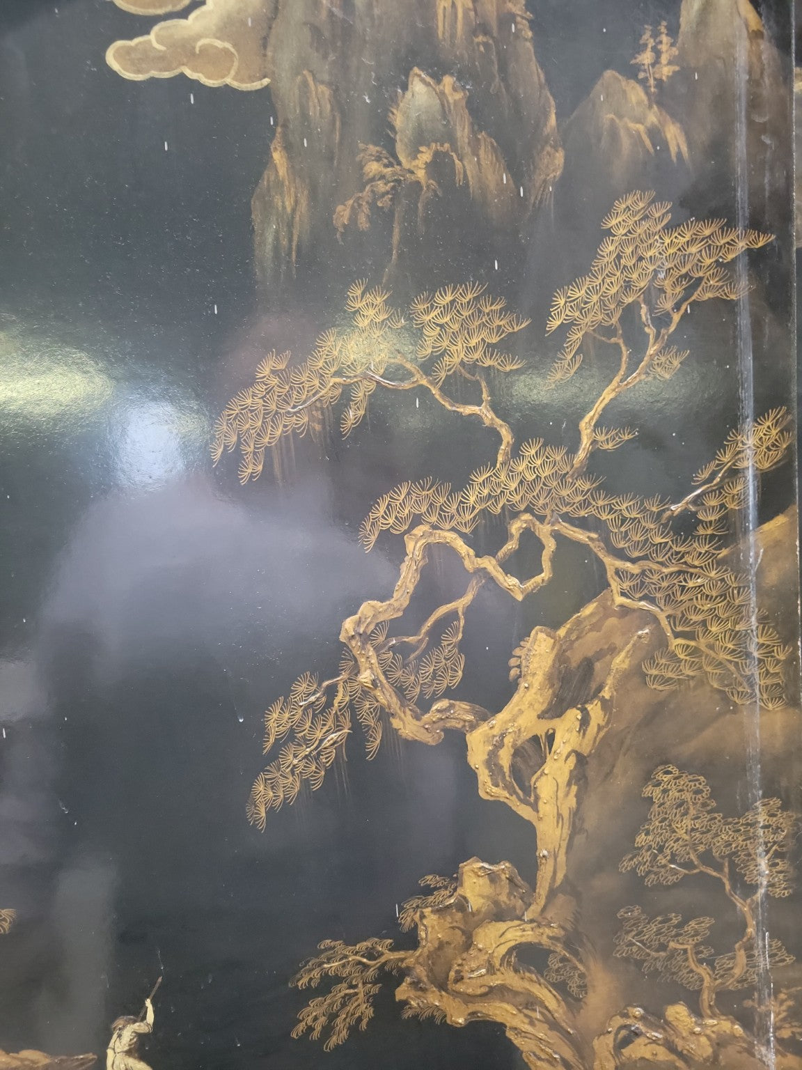 Pair of Hand-Painted Chinoiserie Panels – Bratenahl Place Bistro Salvage