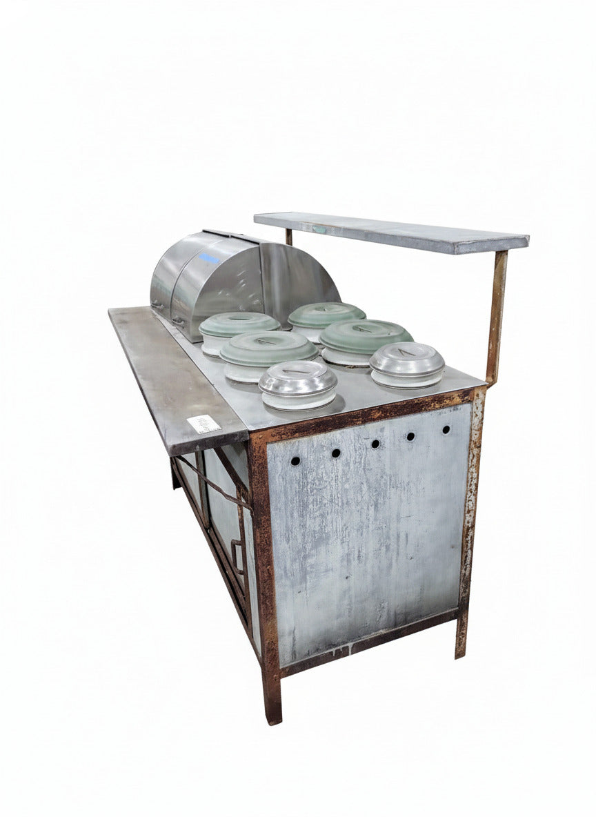 Antique Hot Salad Bar Station – Berman Gloekler Co., Pittsburgh PA