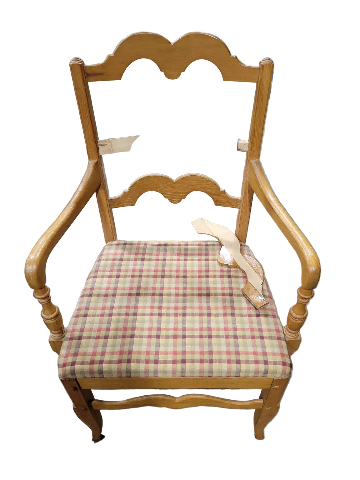 French Country Extension Dining Set – Oak Veneer Table with 6 Chairs (2 Armchairs, 4 Side Chairs)